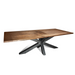 Maxima House Edder - L Oak Wood Dining Table - Bed & Sofa Hub