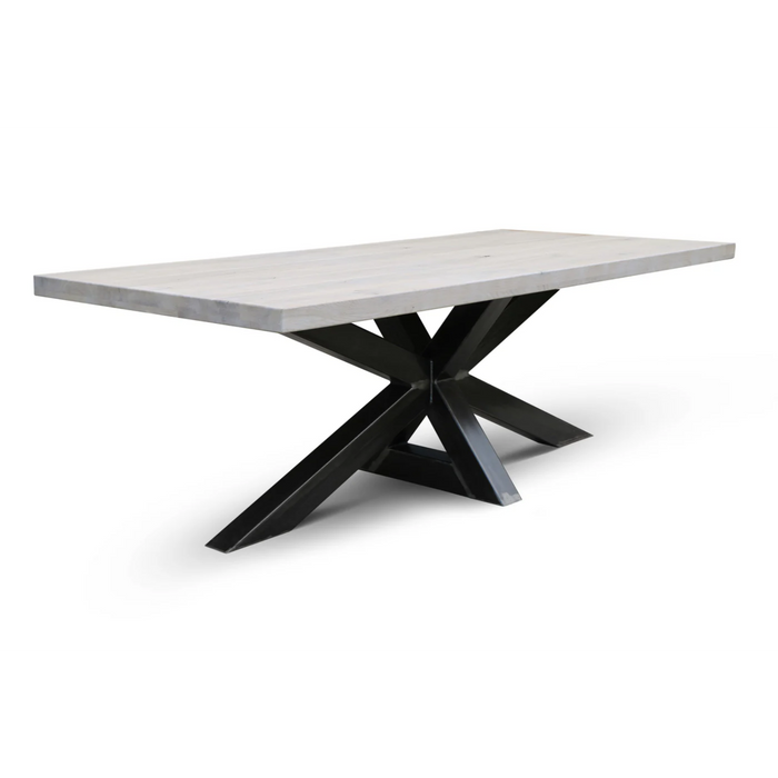 Maxima House Edder - Xw Oak Wood Dining Table - Bed & Sofa Hub