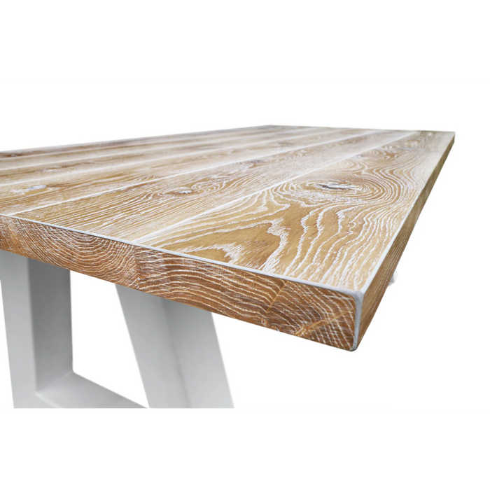 Maxima House Castle-A Oak Wood Dining Table - Bed & Sofa Hub