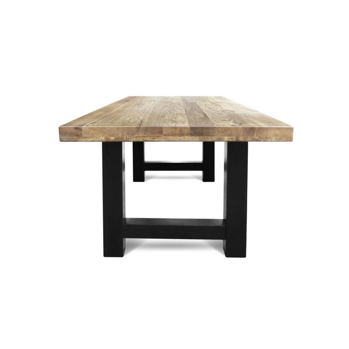 Maxima House Castle Line La Oak Wood Dining Table - Bed & Sofa Hub