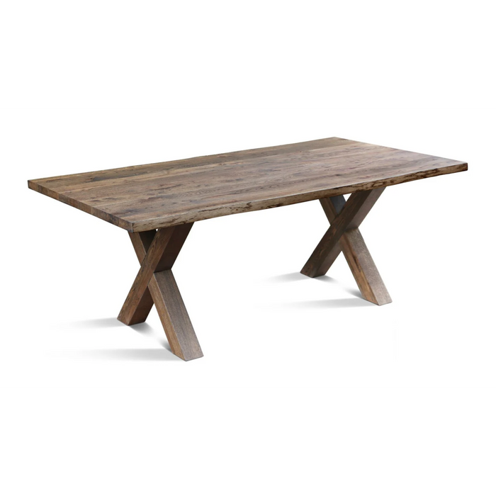 Maxima House Baum-X Oak Wood Dining Table - Bed & Sofa Hub