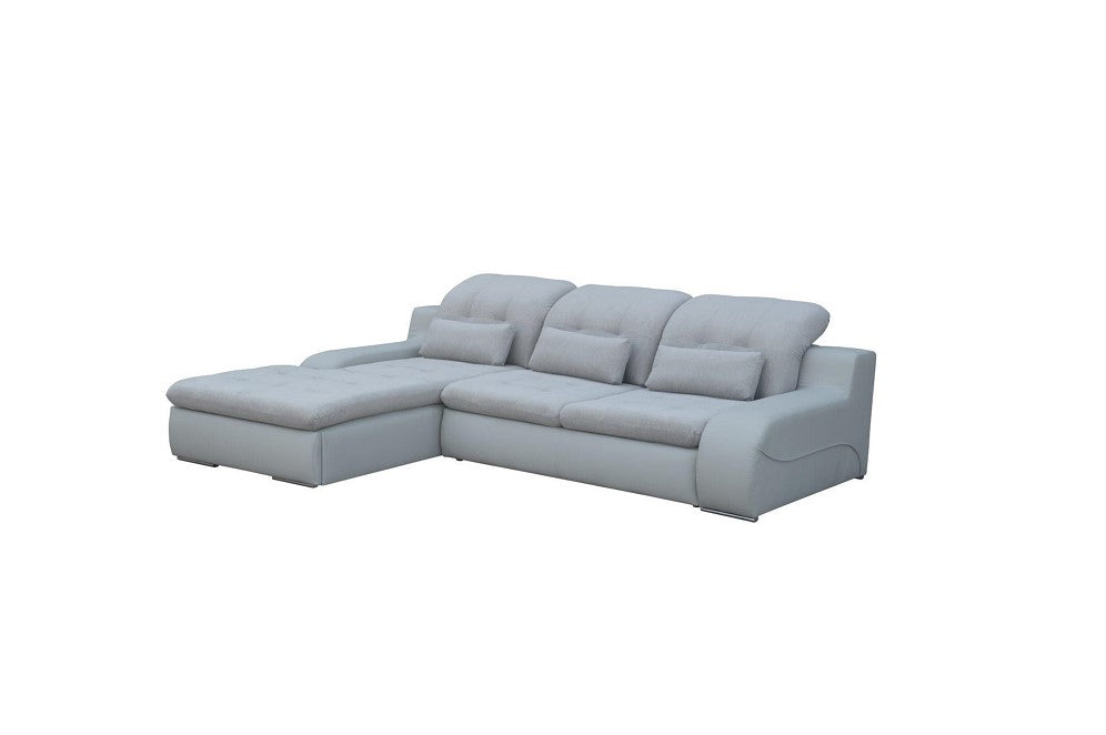 Maxima House Sectional Sleeper Sofa BAVERO with storage BEN051 - Bed & Sofa Hub