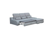 Maxima House Sectional Sleeper Sofa BAVERO with storage BEN051 - Bed & Sofa Hub