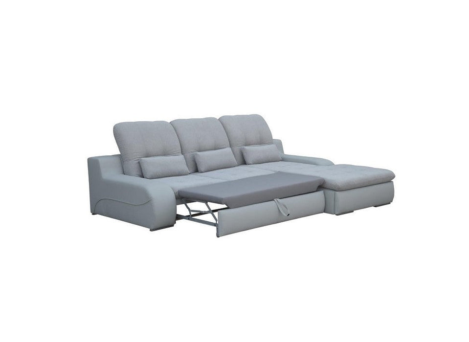 Maxima House Sectional Sleeper Sofa BAVERO with storage BEN051 - Bed & Sofa Hub