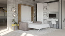 Maxima House Murphy bed European Full XL Vertical with Sofa Invento IN001OW-B - Bed & Sofa Hub