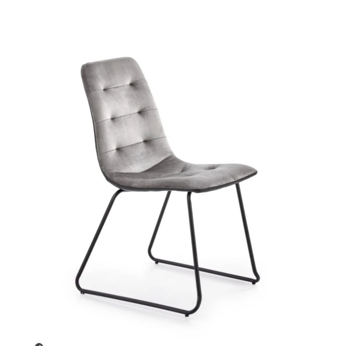 Maxima House Dining Set Aviva Ii 7 Pcs. Modern Glossy Dining Table with 2 Self-Starting Leaves Plus 6 Chairs - Bed & Sofa Hub