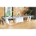 Maxima House Dining Set ALETA 11 pcs. modern Dining Table - Bed & Sofa Hub