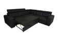 Maxima House Sleeper Sectional IRYS with storage and FULL size sleeper Dolm017 - Bed & Sofa Hub