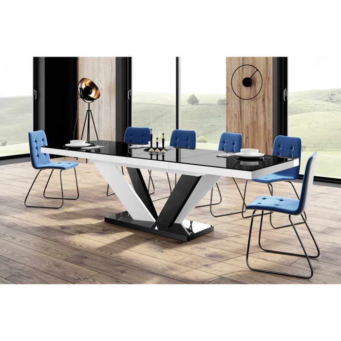 Maxima House Dining Table with Extension Aviv for Dining and Living Room Online Sale - Bed & Sofa Hub
