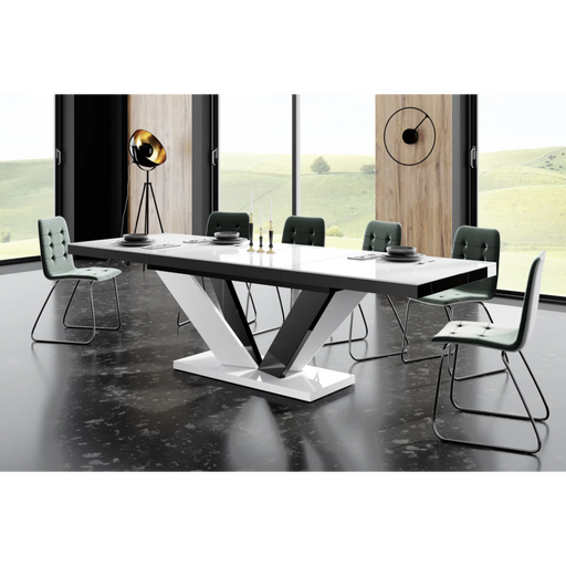 Maxima House Dining Table with Extension Aviv for Dining and Living Room Online Sale - Bed & Sofa Hub