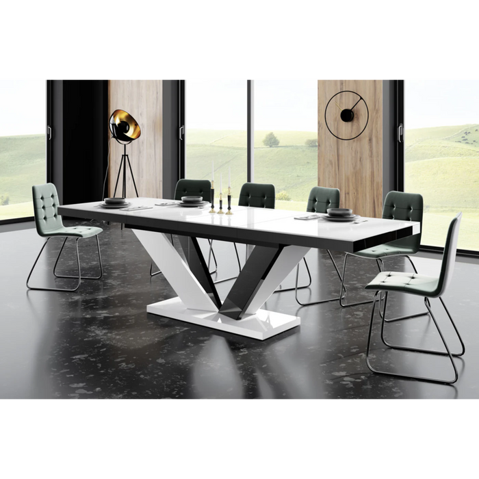 Maxima House Dining Table with Extension Aviv for Dining and Living Room Online Sale - Bed & Sofa Hub