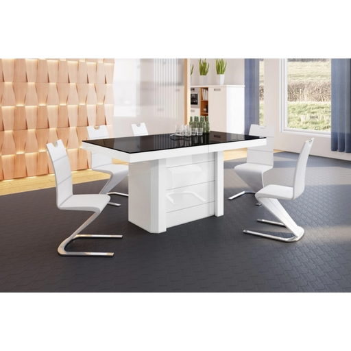 Maxima House Dining/ Conference Room Table Kolos with 4 Extension, for Up to 20 People - Bed & Sofa Hub