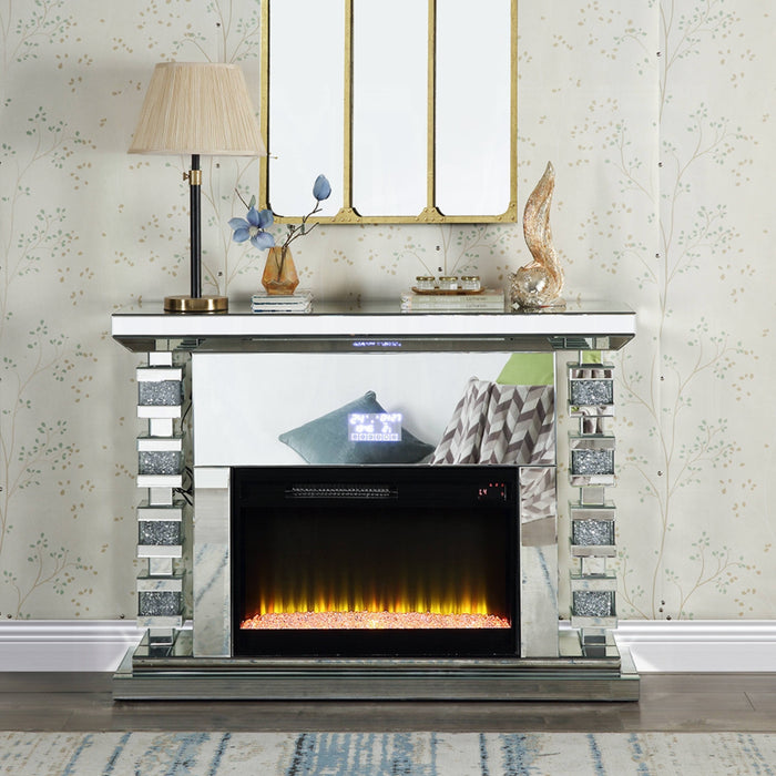 ACME Noralie Fireplace W/Bluetooth - Bed & Sofa Hub