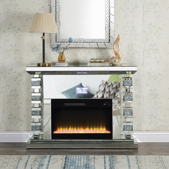 ACME Noralie Fireplace W/Bluetooth - Bed & Sofa Hub