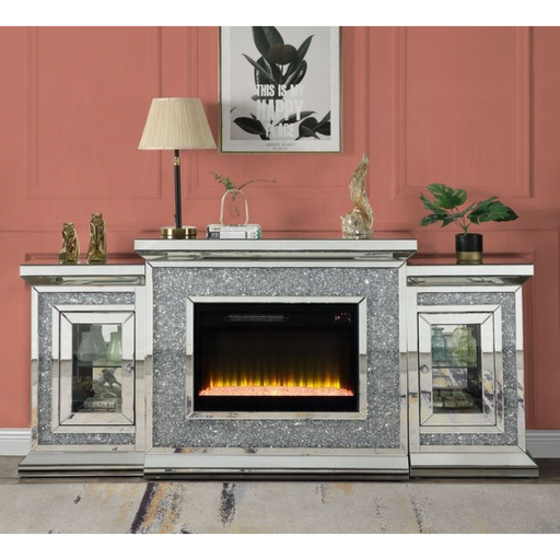 ACME Noralie Fireplace W/Led - Bed & Sofa Hub