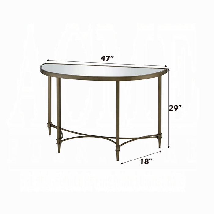 ACME Aditya Console Table W/Mirror - Bed & Sofa Hub