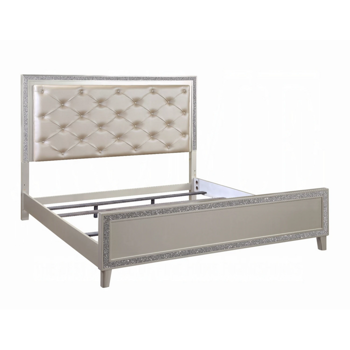 ACME Sliverfluff CK Bed W/Led - Bed & Sofa Hub