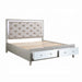 ACME Sliverfluff EK Bed W/Led & Storage - Bed & Sofa Hub