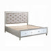 ACME Sliverfluff Queen Bed W/Led & Storage - Bed & Sofa Hub