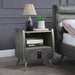 ACME Doris Nightstand W/USB & Electric Lock - Bed & Sofa Hub