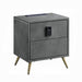 ACME Doris Nightstand W/USB & Electric Lock - Bed & Sofa Hub