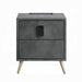 ACME Doris Nightstand W/USB & Electric Lock - Bed & Sofa Hub