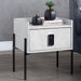 ACME Metis Nightstand W/USB & Electric Lock - Bed & Sofa Hub