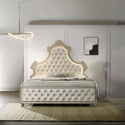 ACME Lucienne EK Bed W/Led - Bed & Sofa Hub