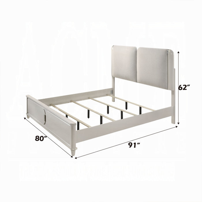 ACME Laveda Eastern King Bed w/LED - Bed & Sofa Hub