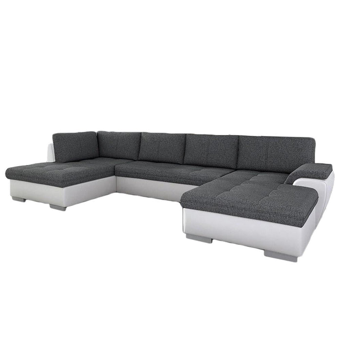 Maxima House Sectional TOKIO Maxi with FULL XL Sleeper and bedding storage WN0059 - Bed & Sofa Hub