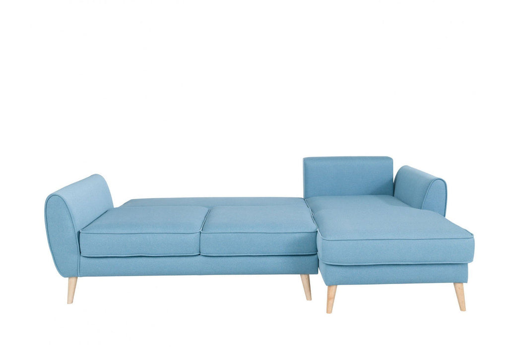 Maxima House Sectional sleeper Sofa with storage Right Facing Chaise BEN008 - Bed & Sofa Hub