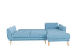 Maxima House Sectional sleeper Sofa with storage Right Facing Chaise BEN008 - Bed & Sofa Hub