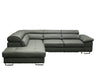Maxima House COSTA Leather Sectional Sleeper Sofa, Right Corner BEN023 - Bed & Sofa Hub