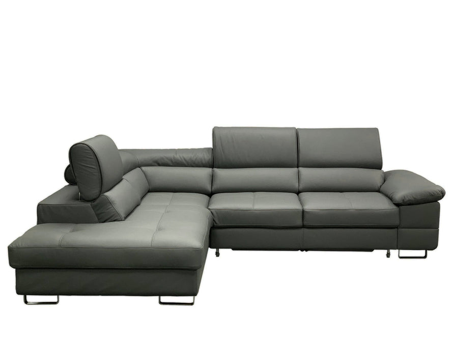 Maxima House COSTA Leather Sectional Sleeper Sofa, Right Corner BEN023 - Bed & Sofa Hub