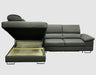 Maxima House COSTA Leather Sectional Sleeper Sofa, Right Corner BEN023 - Bed & Sofa Hub