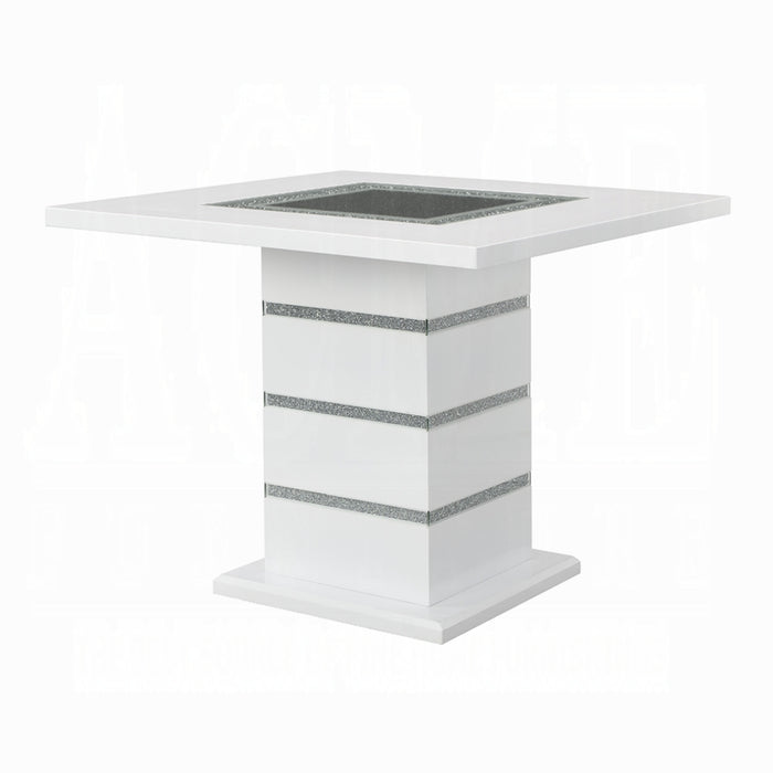 ACME Elizaveta Counter Height Table W/Pedestal Base - Bed & Sofa Hub