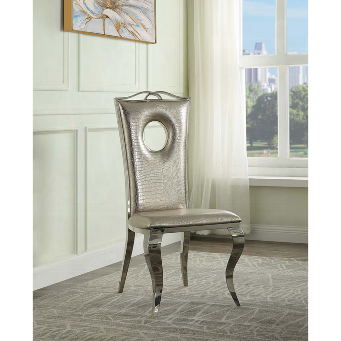 ACME Cyrene Side Chair (Set-2) - Bed & Sofa Hub