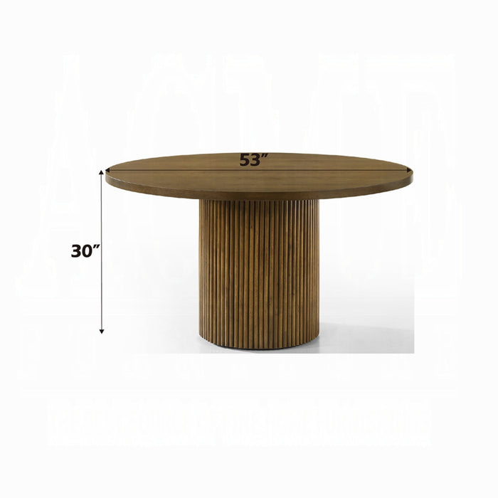 ACME Hezrai Round Dining Table - Bed & Sofa Hub