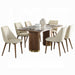 ACME Willene Dining Table W/Ceramic Top - Bed & Sofa Hub