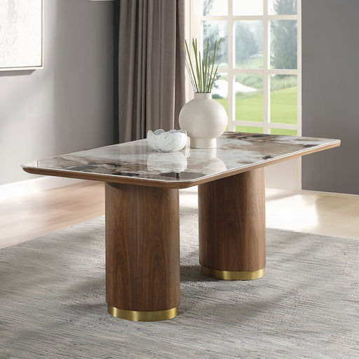 ACME Willene Dining Table W/Ceramic Top - Bed & Sofa Hub