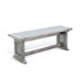 Sunny Designs Wood Side Bench Gray - Bed & Sofa Hub