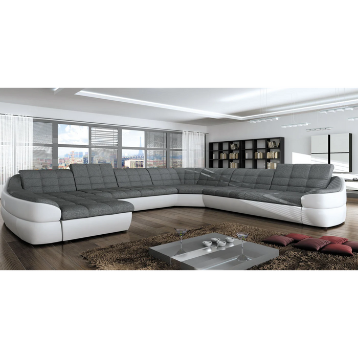 Maxima House Sleeper Sectional Infinity XL, U-Shape Full XL with Storage LEFT - Bed & Sofa Hub