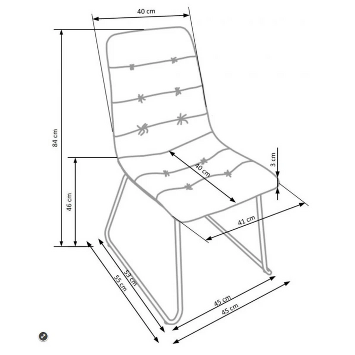 Maxima House Dining Set Chara 7 Pcs. Gray/white Modern Glossy Dining Table with 2 Self-Storing Leaves Plus 6 Chairs - Bed & Sofa Hub