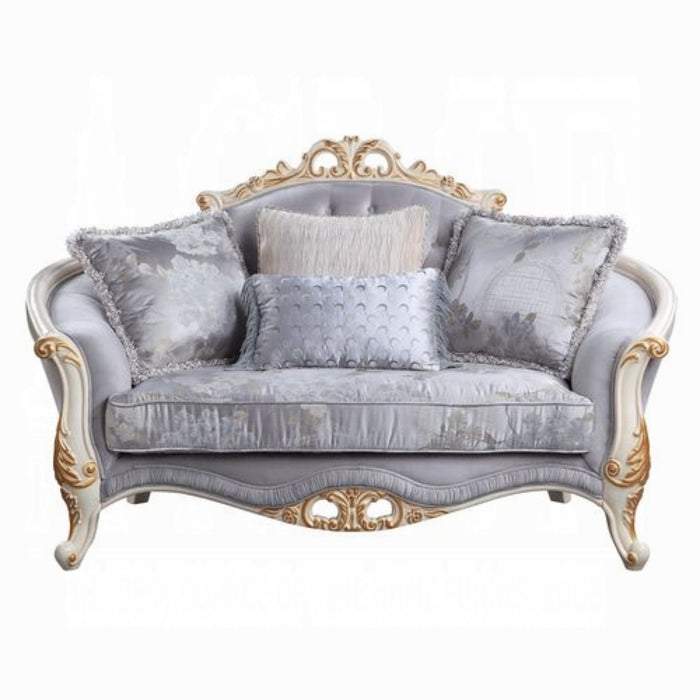ACME Galelvith Loveseat W/4 Pillows - Bed & Sofa Hub