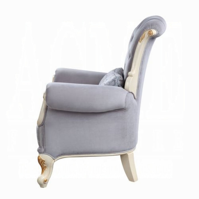 ACME Galelvith Chair W/Pillows - Bed & Sofa Hub
