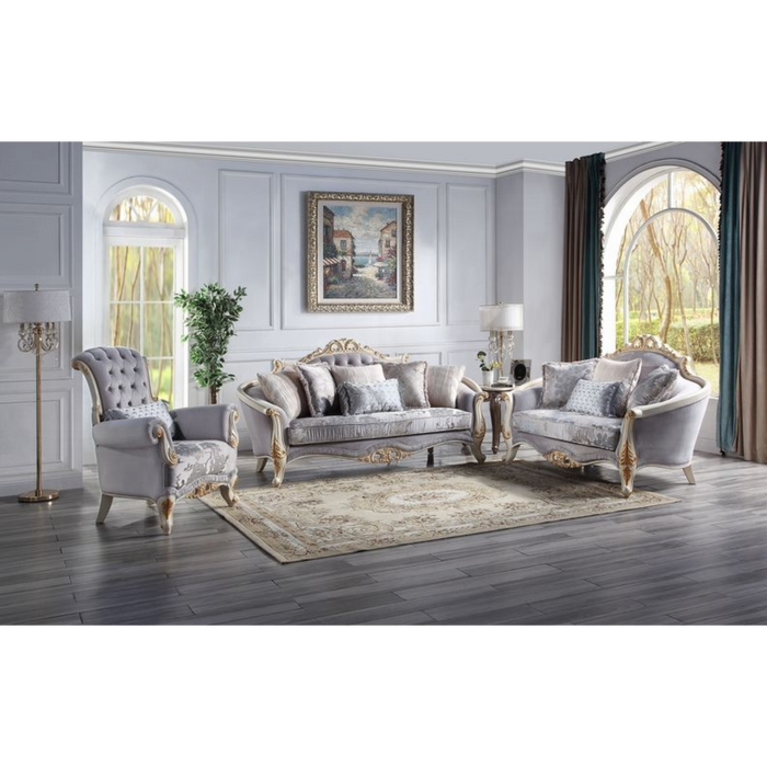 ACME Galelvith Chair W/Pillows - Bed & Sofa Hub