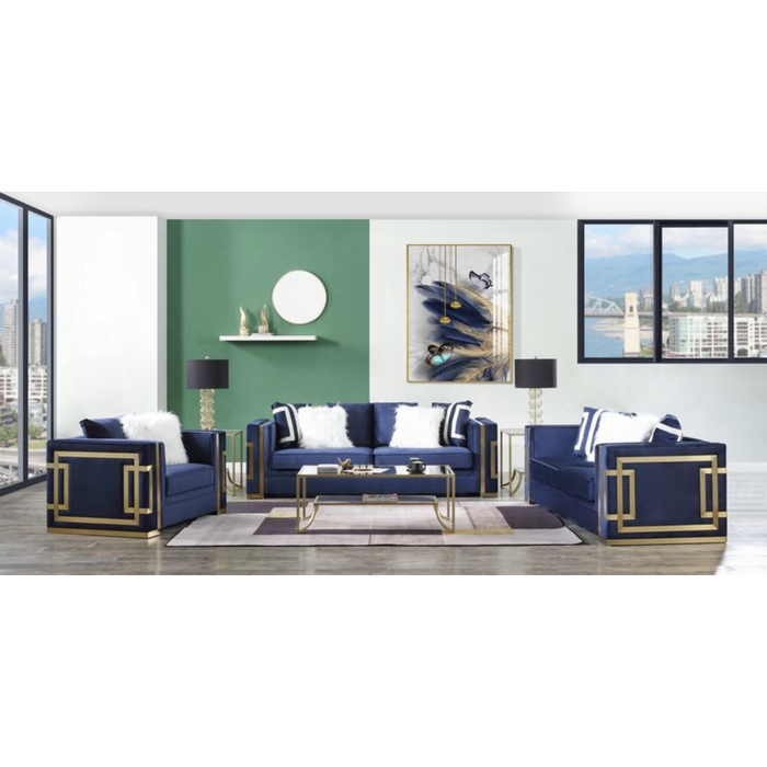 ACME Virrux Sofa W/6 Pillows - Bed & Sofa Hub