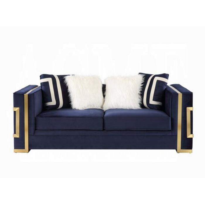 ACME Virrux Loveseat W/4 Pillows - Bed & Sofa Hub