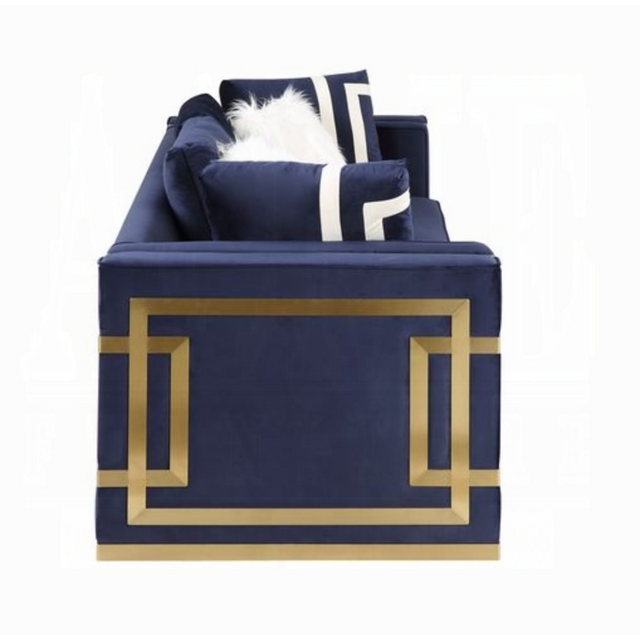 ACME Virrux Loveseat W/4 Pillows - Bed & Sofa Hub