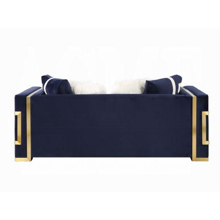 ACME Virrux Loveseat W/4 Pillows - Bed & Sofa Hub